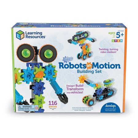 Learning Resources Gears Gears Gears Robots in Motion 9228